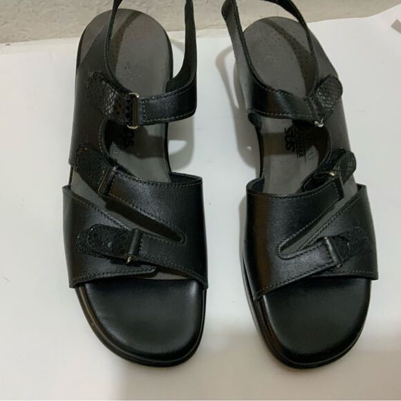 SAS Tabby Slingback Sandal in Black 8.5S - Picture 2 of 12